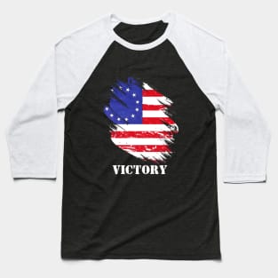 Betsy Ross Victory 1776 american flag Baseball T-Shirt